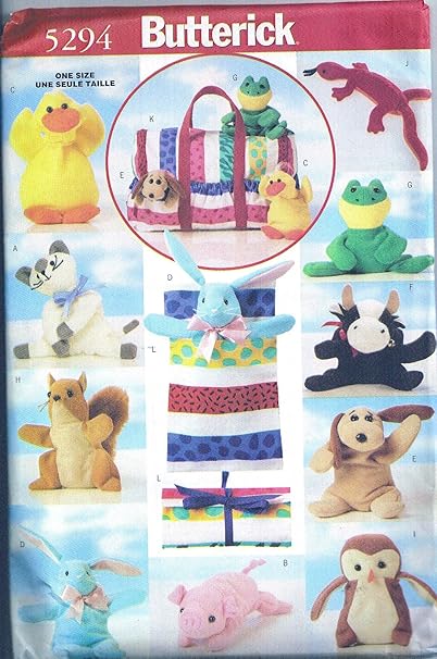 bean bag animal patterns