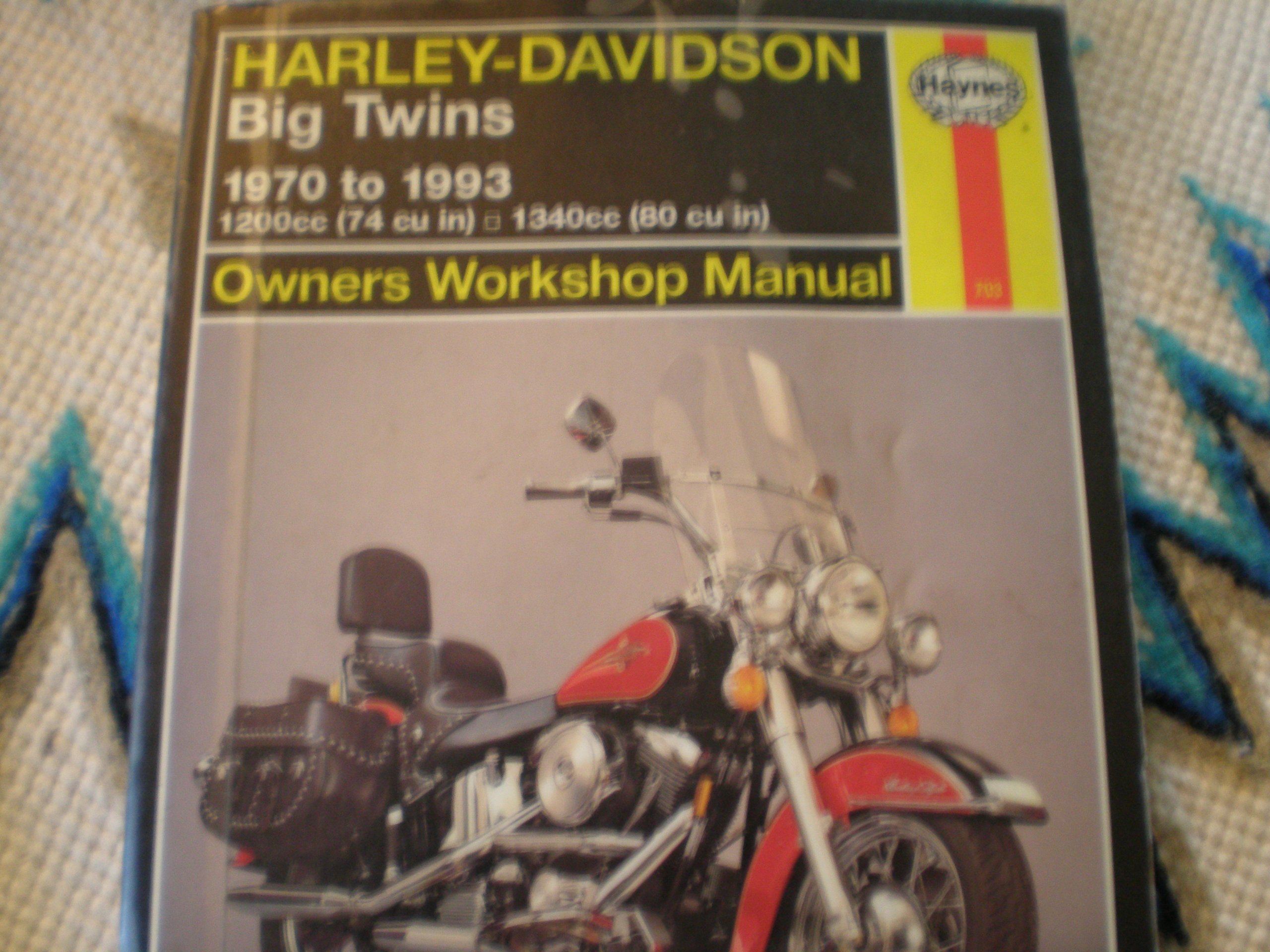 Haynes : Harley-Davidson Big Twins 1970-1993: 1200cc (74 cu in) 1340cc (80  cu in) Owner Workshop Manual Paperback – December, 1993