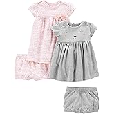 Simple Joys by Carter's baby-girls Short-sleeve and Sleeveless Dress Sets, Pack of 2