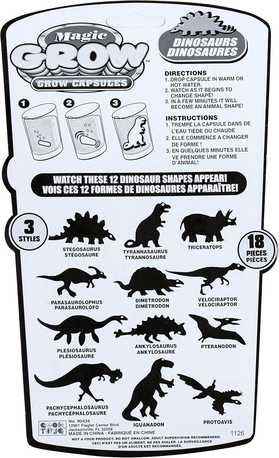 dinosaur grow capsules