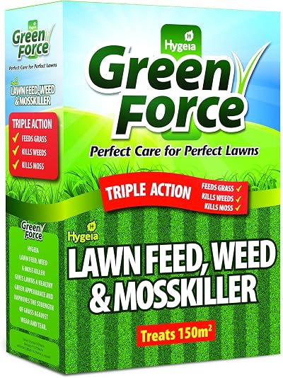 Greenforce P21028A Fertilizer Weed Moss Killer Greens Lawn Grey 26.5 x 16 x 8 cm