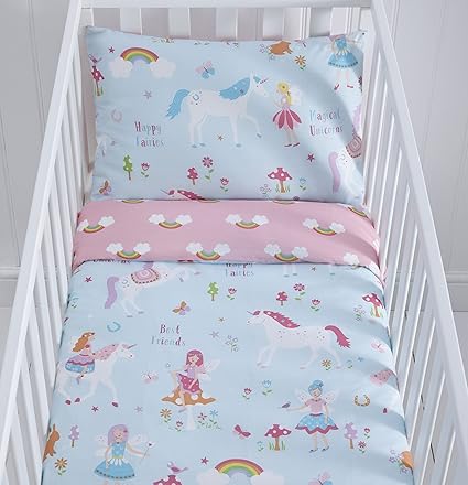 unicorn cot bedding