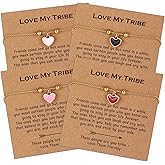 Drogomen Friendship Gifts for Women, Matching Friendship Bracelets for 1/2/3/4 Best Friend Birthday Christmas Valentines Day Gifts for Her