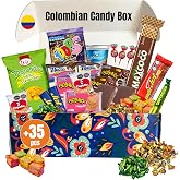 Gigi Delight Colombian Candy Box, 35 Pcs Assorted Snacks &amp; Sweets Gift Pack | The brands Colombians grew up with: Jet, Supercoco, Nucita and Frunas