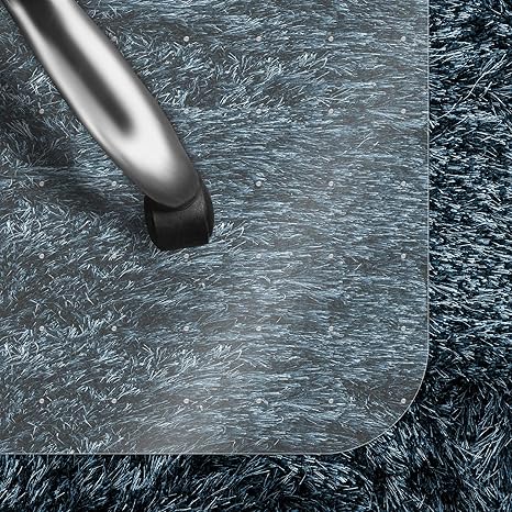 casa pura Bodenschutzmatte Transparent für Hochflor-Teppich | Schreibtischstuhl Unterlage für Büro und Wohnen | Bodenmatten w