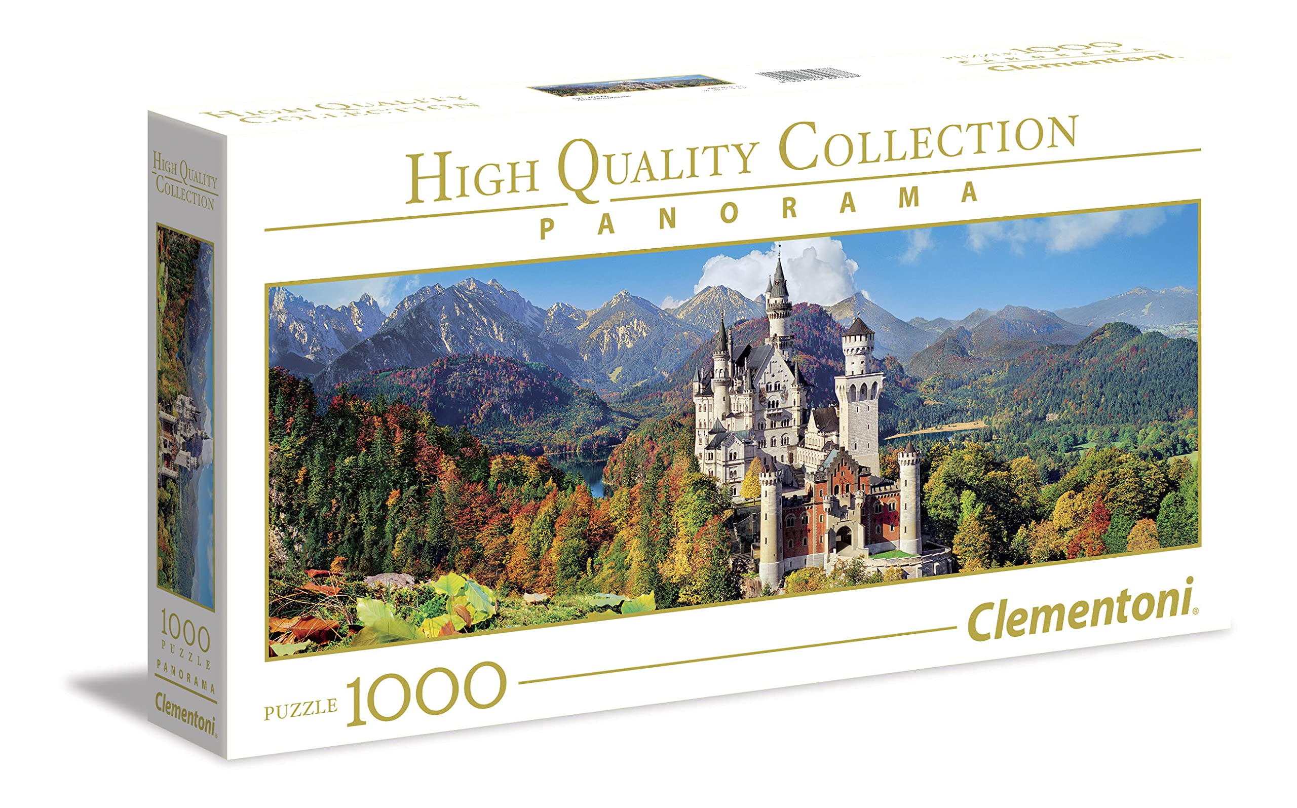 Clementoni - 39438 - Collection Panorama Puzzle for Adults and Children - Neuschwanstein - 1000 Pieces — image 1
