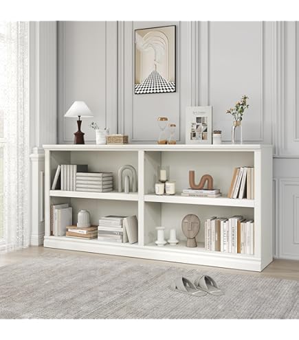 Dbuibni 9 Cube Bookshelf Farmhouse Storage Organizer Wooden Open Shelf Bookcase 3 Tier Display Cabinet Rack Bedroom Living Room Brown Amp - View #7