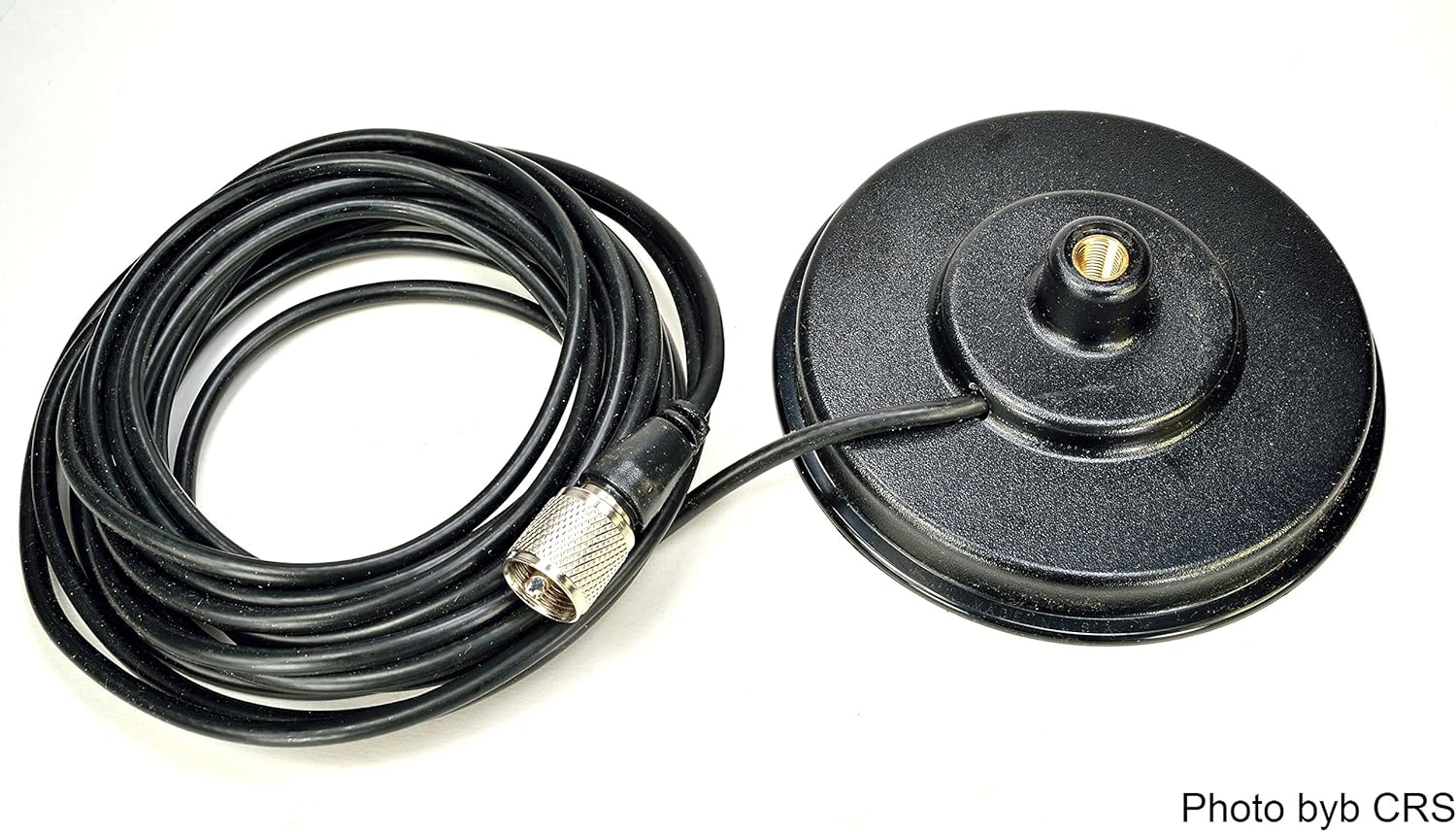 5" Magnet Mount with PL-259 Plug & 16` Foot Coax for CB/Ham Radio Antenna - Workman PM5