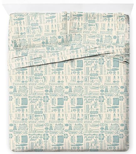 Jay Franco Marvel Deadpool King Sheet Set - 4 Piece, Ultra-Soft Microfiber