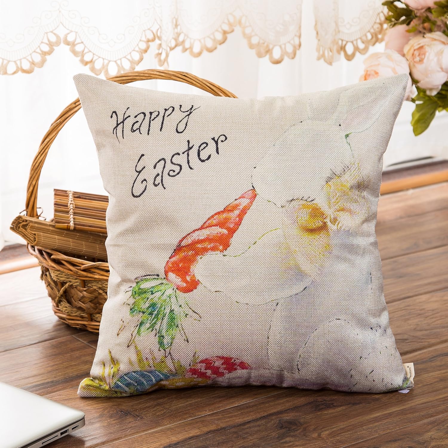 Home Décor Happy Easter Sofa Linen Cotton Home Decoration Festival