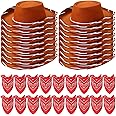 Unittype 18 Sets Cowboy Hats and Bandanas Bulk Kids Western Cowboy Costume Accessories Kids Party Supplies