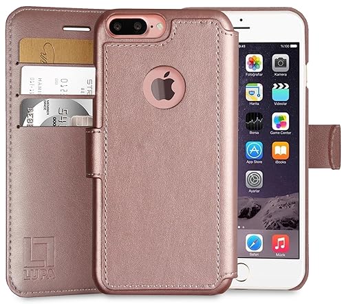 LUPA Wallet case for iPhone Plus, Durable and Slim, Lightweight