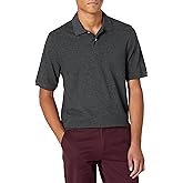 Amazon Essentials Men's Regular-Fit Cotton Pique Polo Shirt (Available in Big & Tall)