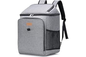 Lifewit 26L 34-Can Insulated Cooler Backpack Cool Bag, Large Picnic Bag Leakproof Portable Fridge Soft Food Cooler Box for Me