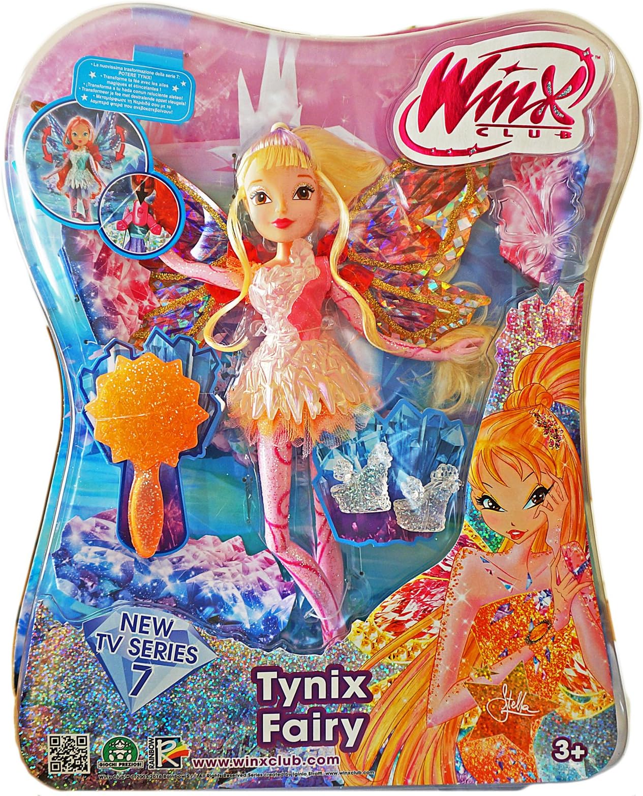 Winx Club Tynix Fairy Stella人形with Wings ( TVシリーズ7 ) 11.50 "新しい