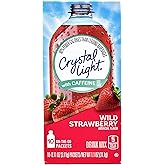 Crystal Light On The Go Wild Strawberry With Caffeine Drink Mix, 10-Packet Box (Pack of 20)
