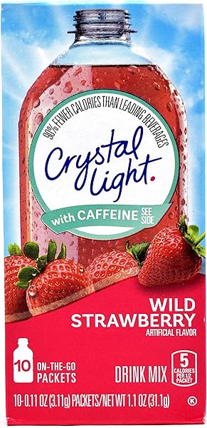CRYSTAL LIGHT ON THE GO WILD STRAWBERRY WITH...