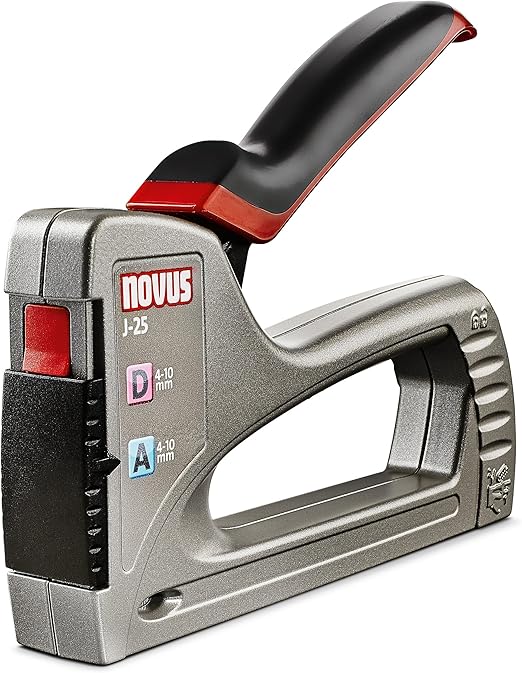 Novus J25 Heavy Duty Staple Gun Handheld Metal Tack Gun