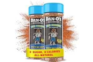 Dan-O's SEA-soning Seasoning, 2.4 oz Bottle, 2 Pack, All-Purpose Seasoning for Fish, Shrimp, Seafood, Chicken & More, Sugar Free, Zero Calorie, Use this Spice Blend to Complement any Sea-Inspired Dish