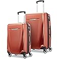 Samsonite Winfield 3 DLX Hardside Expandable Luggage with Spinners, Burnt Orange, 2-Piece Set (20/25)