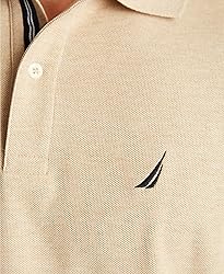 Nautica Men's Classic Short Sleeve Solid Polo