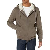 Gary Com Men's Heavyweight Sherpa Fleece Hoodie - Full Zip Up Lined Jacket Sweatshirt, Black (Large) - View #5