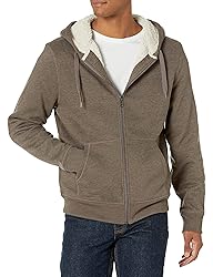 Amazon Essentials Hoodie For Men, Sherpa-Lined