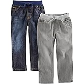 Simple Joys by Carter's Baby Boys' 2-Pack Pull on Denim Pant