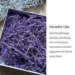 MARSROAM Purple Shredded Paper for Gift Baskets 1