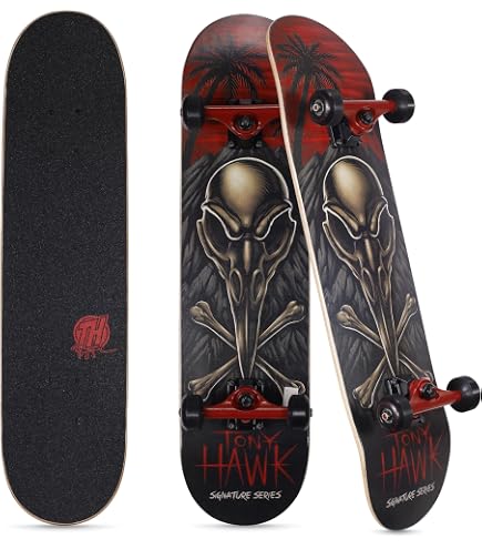 Amazon.com : Birdhouse Hawk Birdman Complete Skateboard -8.0 Blue