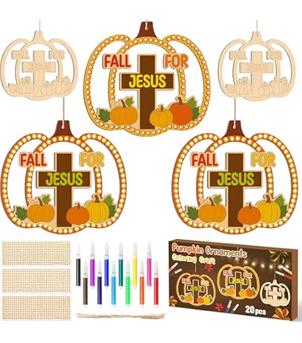 thumbnail image 2 of Pumpkin Button Frame Craft Kit - Make 12 Halloween & Fall Decor Projects 2 of 14