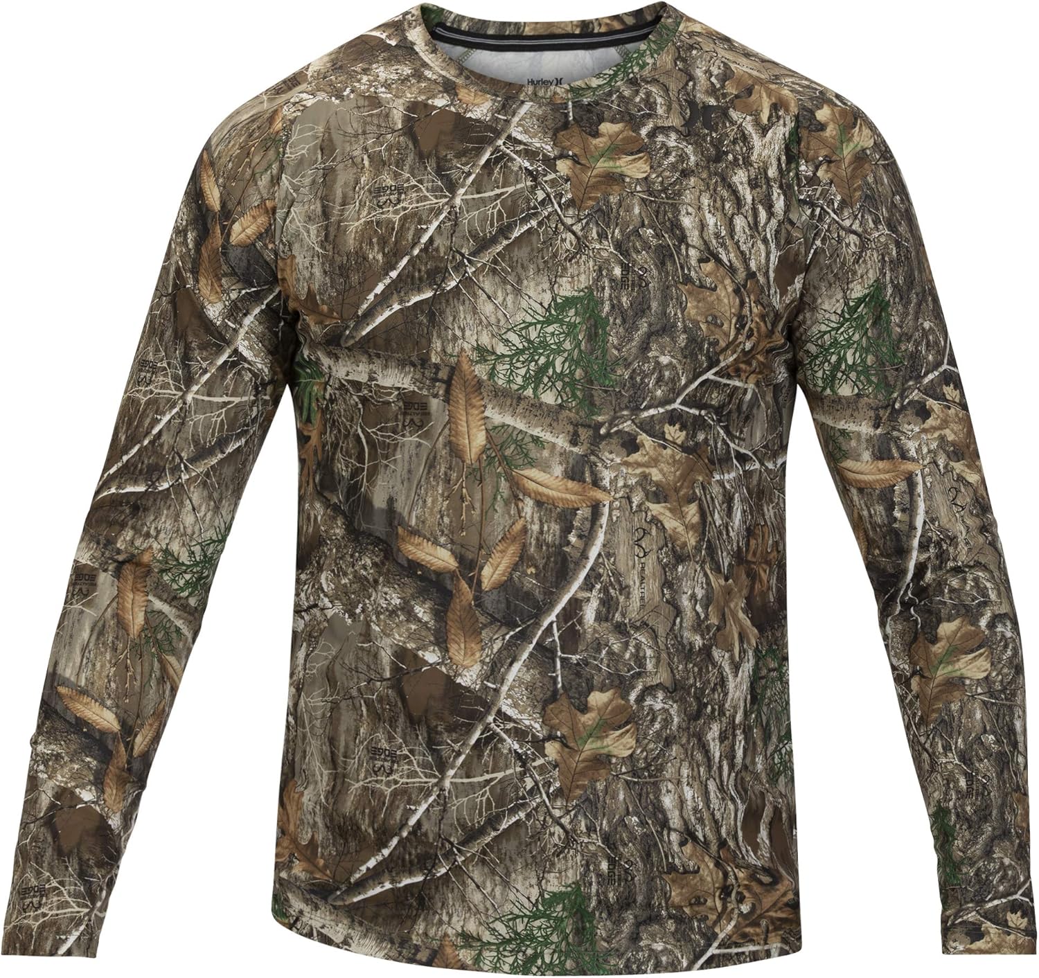 Hurley Men's Quick Dry Realtree Long Sleeve Shirt: Clothing