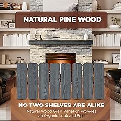 Avana Floating Fireplace Mantel - Handcrafted