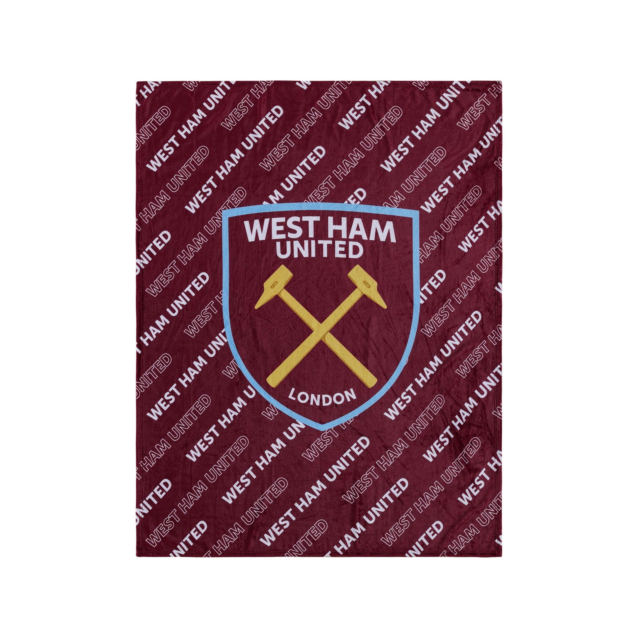 FOCO Premier League Football West Ham United Fan Blanket — image 1