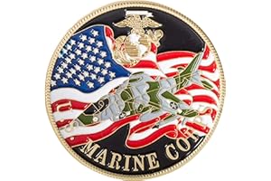 ARTISAN OWL United States Marine Corps USMC Harrier Challenge Coin