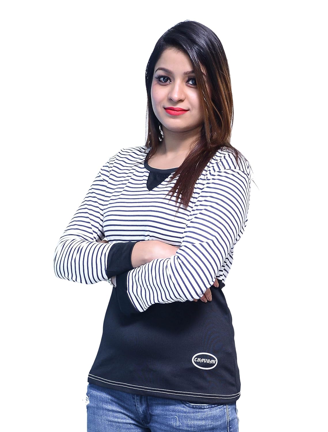 full sleeve branded t-shirt for girl,s and women,s