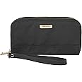 Travelon Women's RFID Blocking Double Zip Wallet, Black, One Size