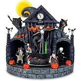 The Bradford Exchange Disney Tim Burton&rsquo;s The Nightmare Before Christmas Illuminated Tabletop Sculpture with Music, Motion and LED Lights