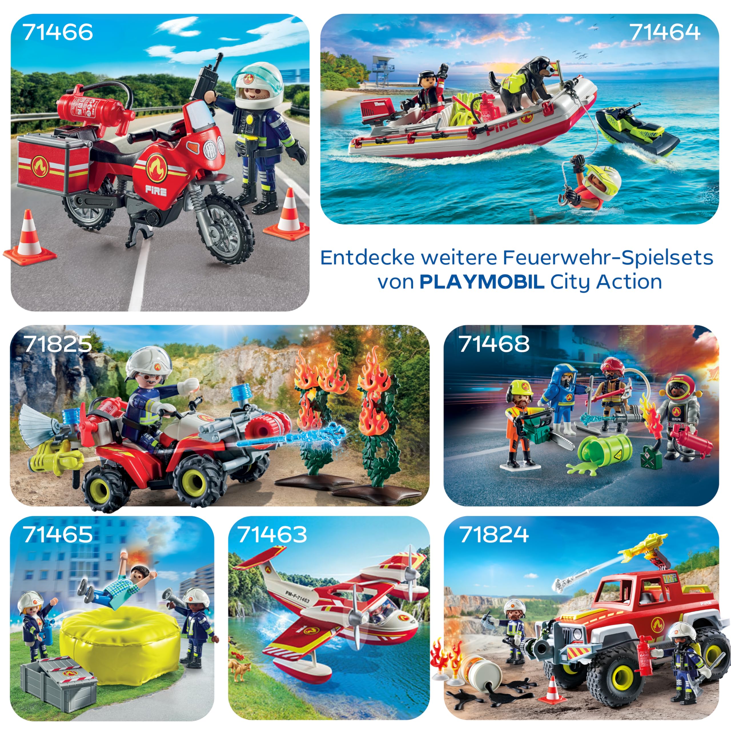 PLAYMOBIL | Action Heroes | Feuerwehrtruck | Feuerwehrauto | Spielzeugauto | Spielzeug für Kinder ab 4 Jahren | 71824 5