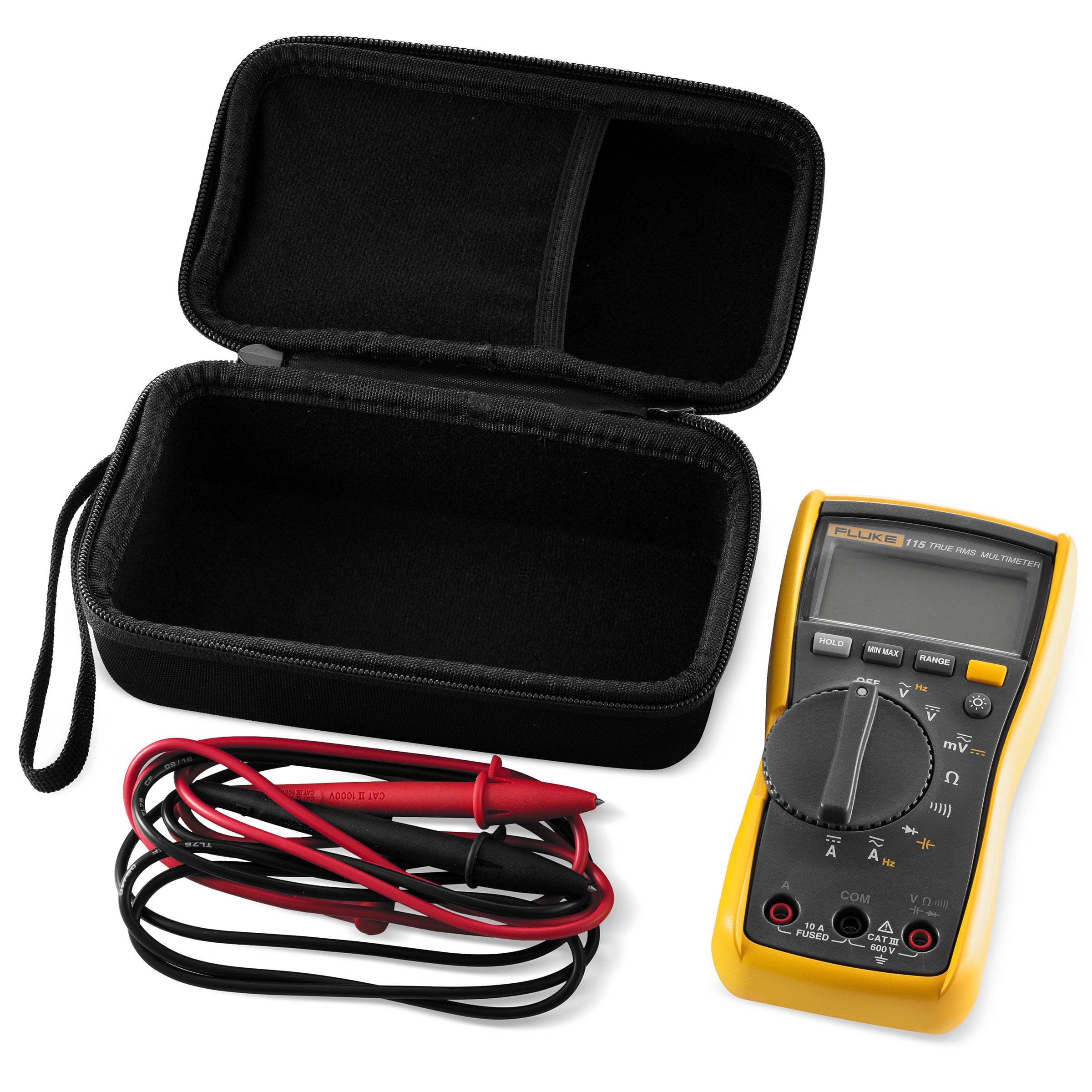 Hard CASE for Fluke 115 117 Digital Multimeter. By Caseling