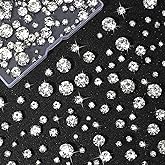 Syhood 200 Pcs Crystal Sew on Rhinestone Glass Claw Rhinestone 3 to 10 mm Flat Back Glass Clear Gems Stones for Craft, Jewelry, Clothes, Costume, Shoes, Dress, Garments, Mixed Size