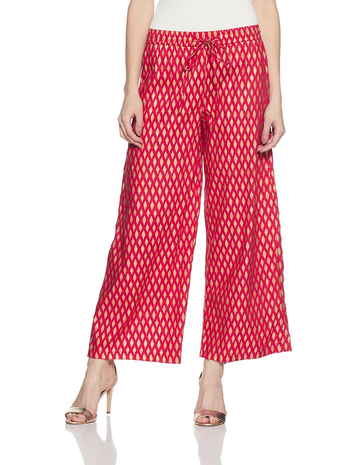 amazon brand- myx women's festive palazzo