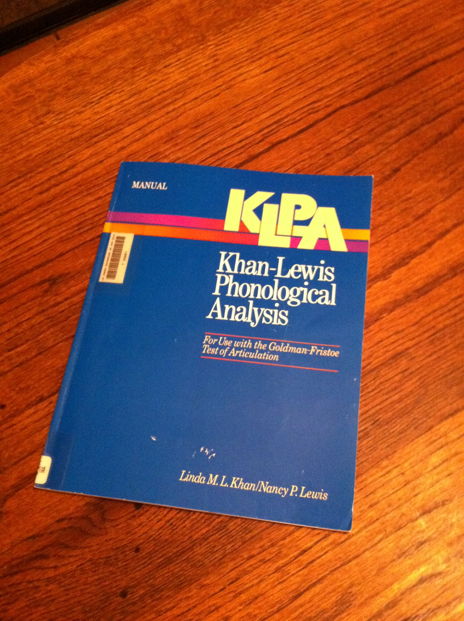 Klpa Khan Lewis Phonological Analysis Khan Linda M L Amazon Com Books