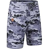 QPNGRP Men's Stretch Waist Casual Shorts with 5 Pockets Include 1 Zipper Pocket