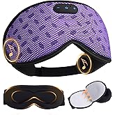 Sleep Mask Headphones with Bluetooth 5.4, LC-dolida Wireless Music Eye Mask for Sleeping Headphones Detachable 3D Eye Cups Cooling Breathable Bluetooth Eye Mask for Side Sleepers