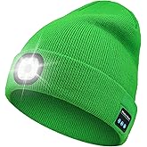 Bluetooth Beanie with Light, Beanie with LED and Bluetooth Headphones, Rechargeable,Unique Tech Gifts for Men Women