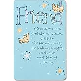 American Greetings Birthday Card for Friend (Birds and Stars)