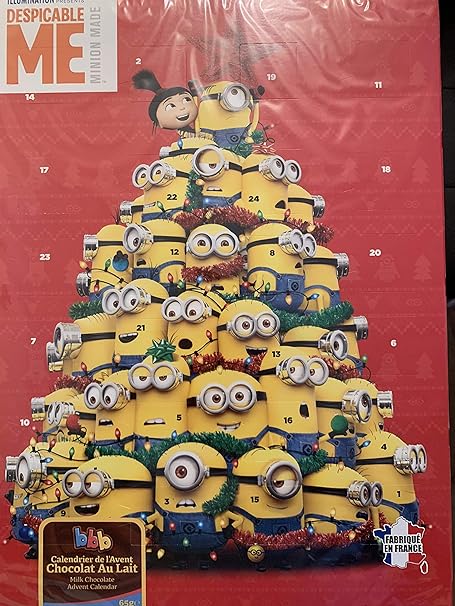 Immagini Minions Natale.Calendario Avvento Minions Con Figure E Cioccolatini 50gr Dekora Amazon It Alimentari E Cura Della Casa