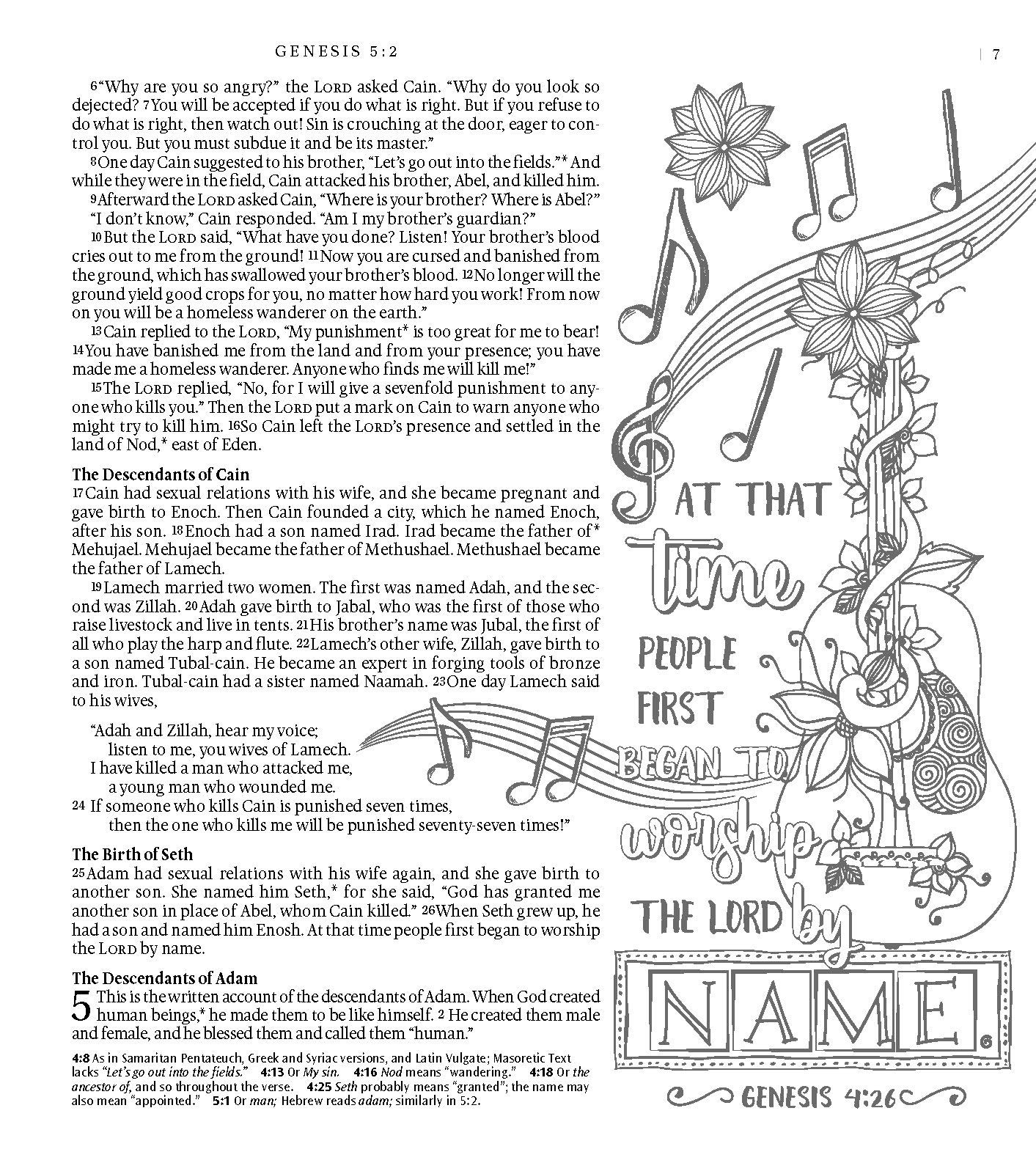 Tyndale NLT Inspire PRAISE Bible (LeatherLike, Purple Garden): Coloring Bible–Over 500 Illustrations to Color and Creative Journaling Bible Space, Religious Gifts That Inspire Connection with God