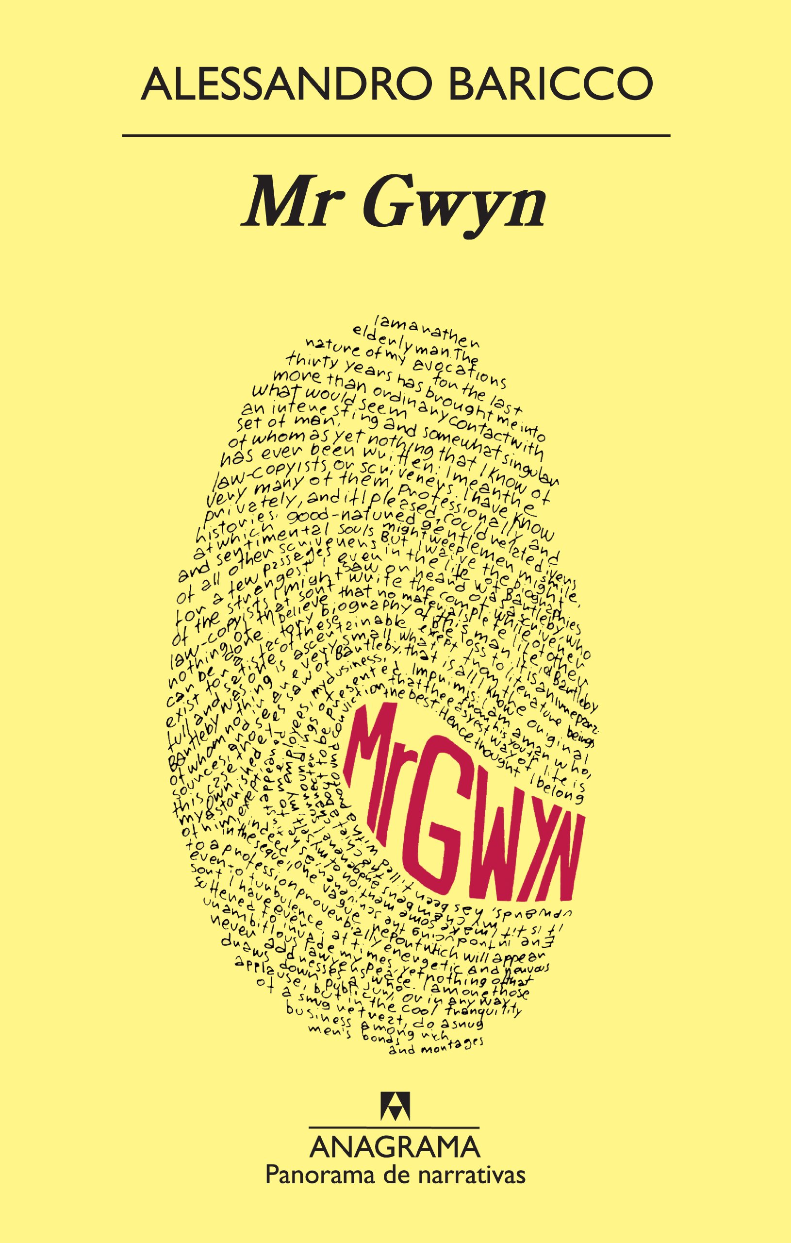 Mr Gwyn Panorama De Narrativas Amazon Es Baricco Alessandro Gonzalez Rovira Xavier Libros